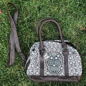 Loungefly sugar skull tote